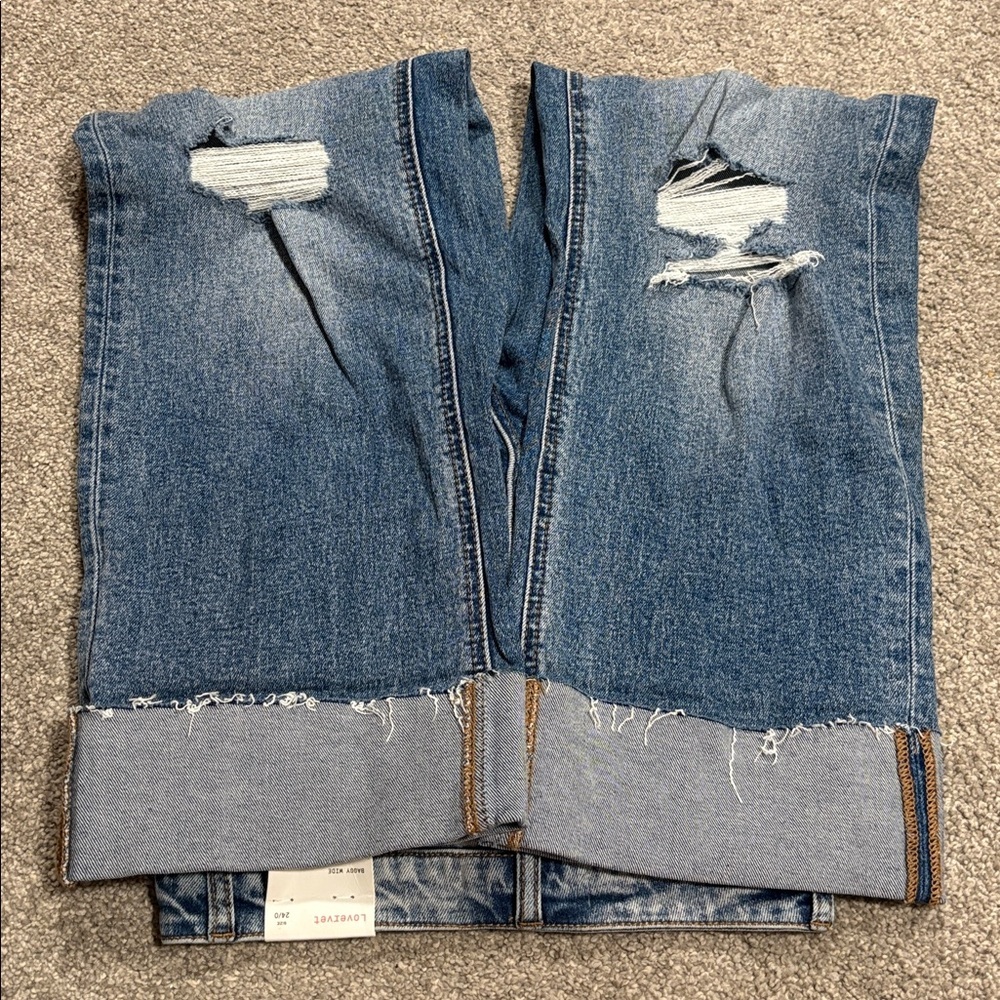 NWT Lovervet Baggy Wide Leg Jeans - Picture 4 of 6